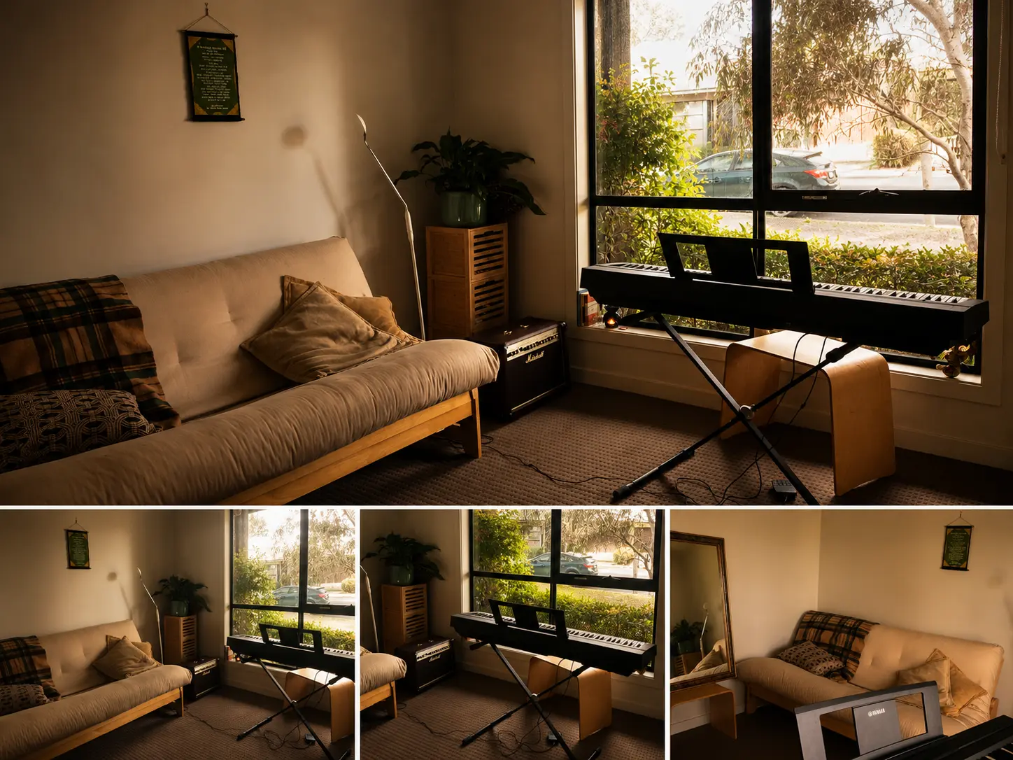 Music teaching room collage at Coburg Hill School of Music